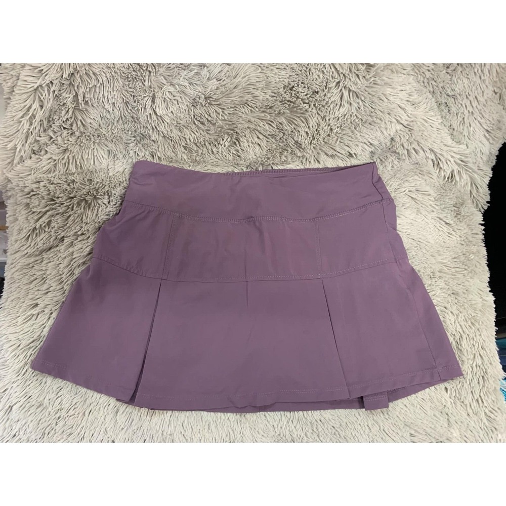 Etonic Tennis Women Stretch Woven Pleated Skort Plum Color Sz M